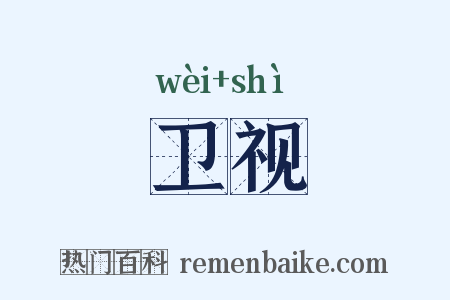 卫视是什么意思的图片